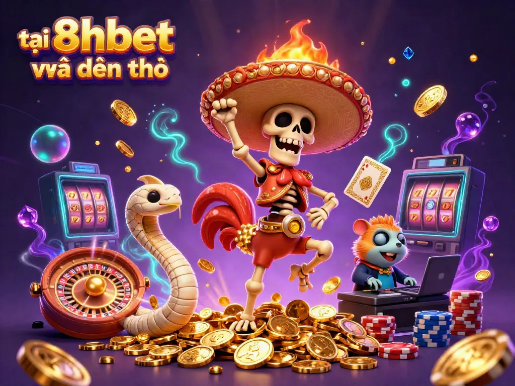 Experience the excitement at 8xbet via mobile with unique 3D characters and dynamic gambling elements.