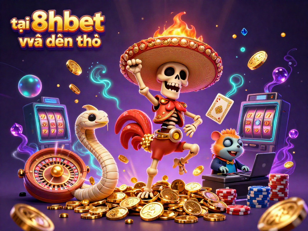 Experience the excitement at 8xbet via mobile with unique 3D characters and dynamic gambling elements.