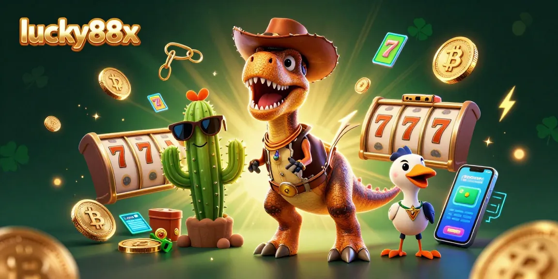 Experience exciting wins at lucky88x with vibrant slots and gaming characters.