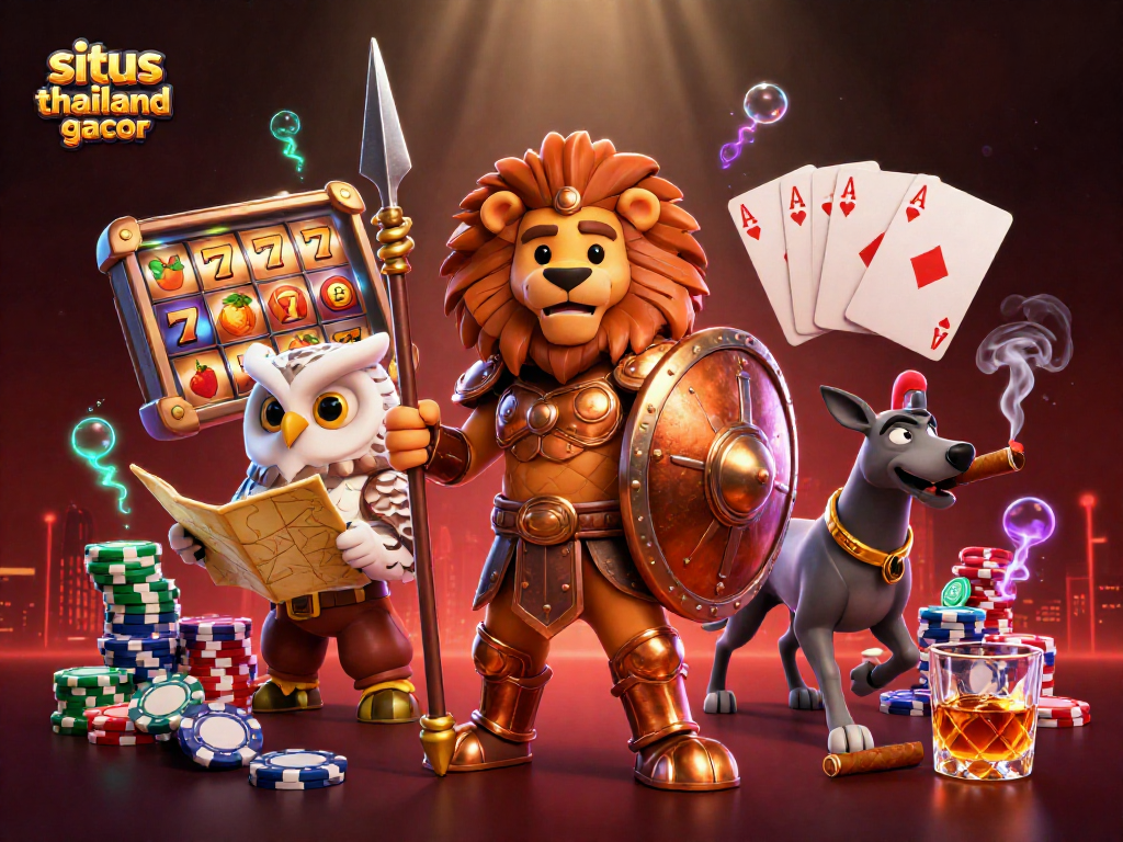 Experience thrilling gameplay at situs thailand gacor, featuring vibrant 3D scenes with exciting slot action.