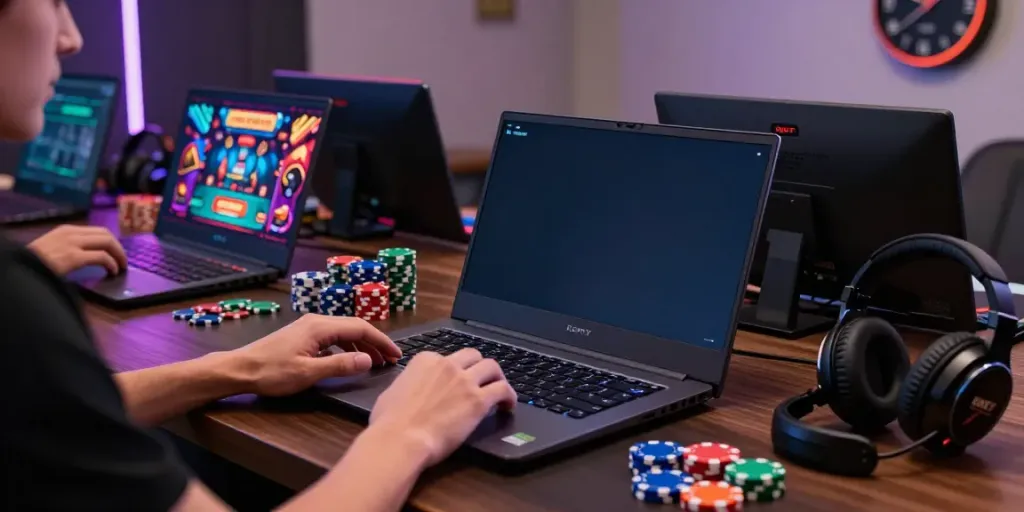 Experience online gaming at https://nbet.page/ with vibrant casino graphics and engaging user setup.