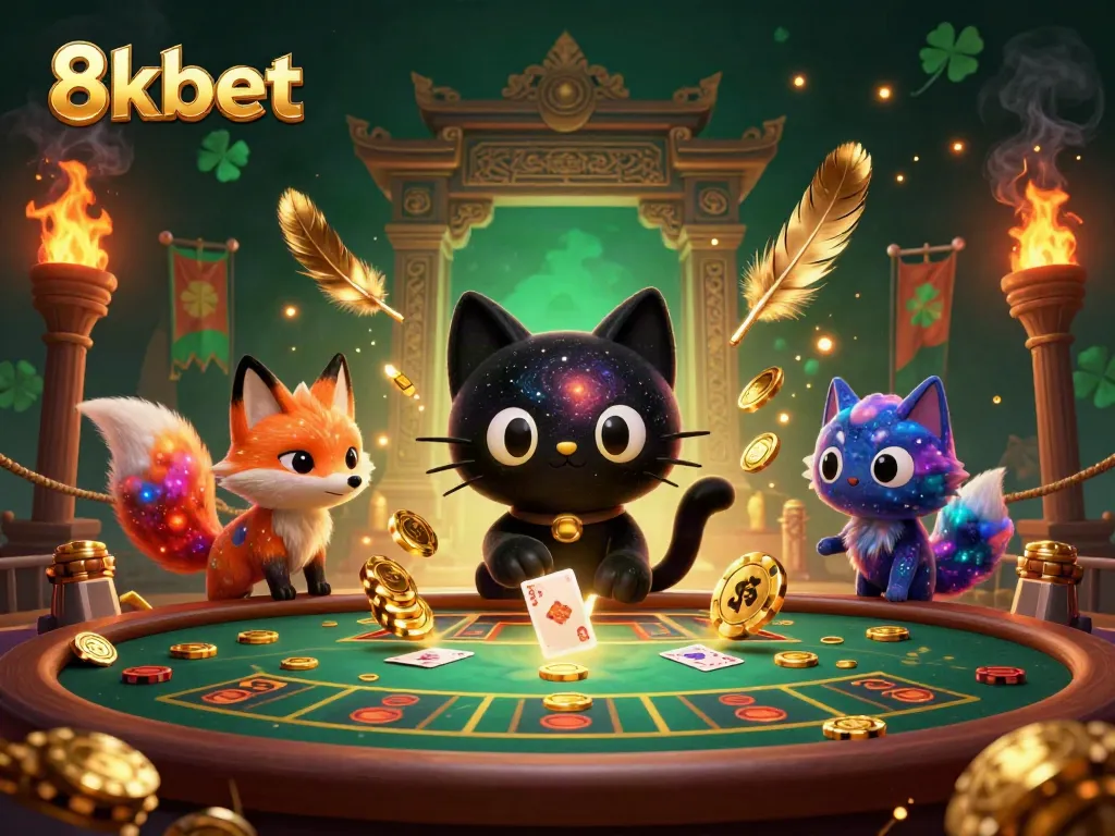 Engage in exciting betting at 8kbet’s vibrant online casino with captivating characters.