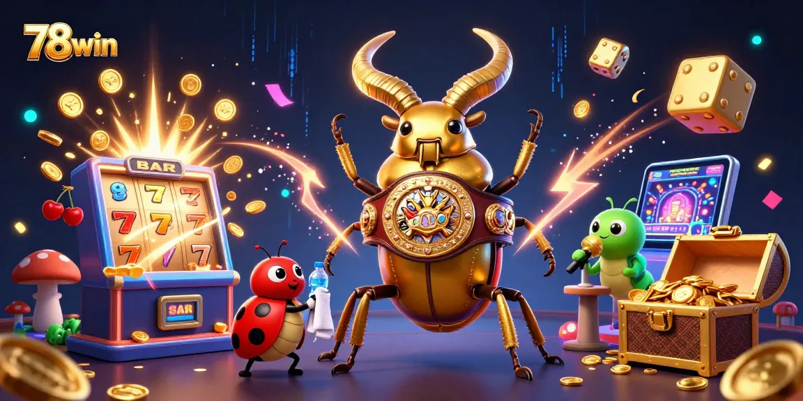 Experience thrilling casino action with 78win's vibrant characters and exciting game elements.