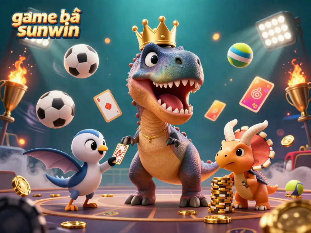 Experience the excitement of game bài sunwin with vibrant characters and dynamic gambling elements.