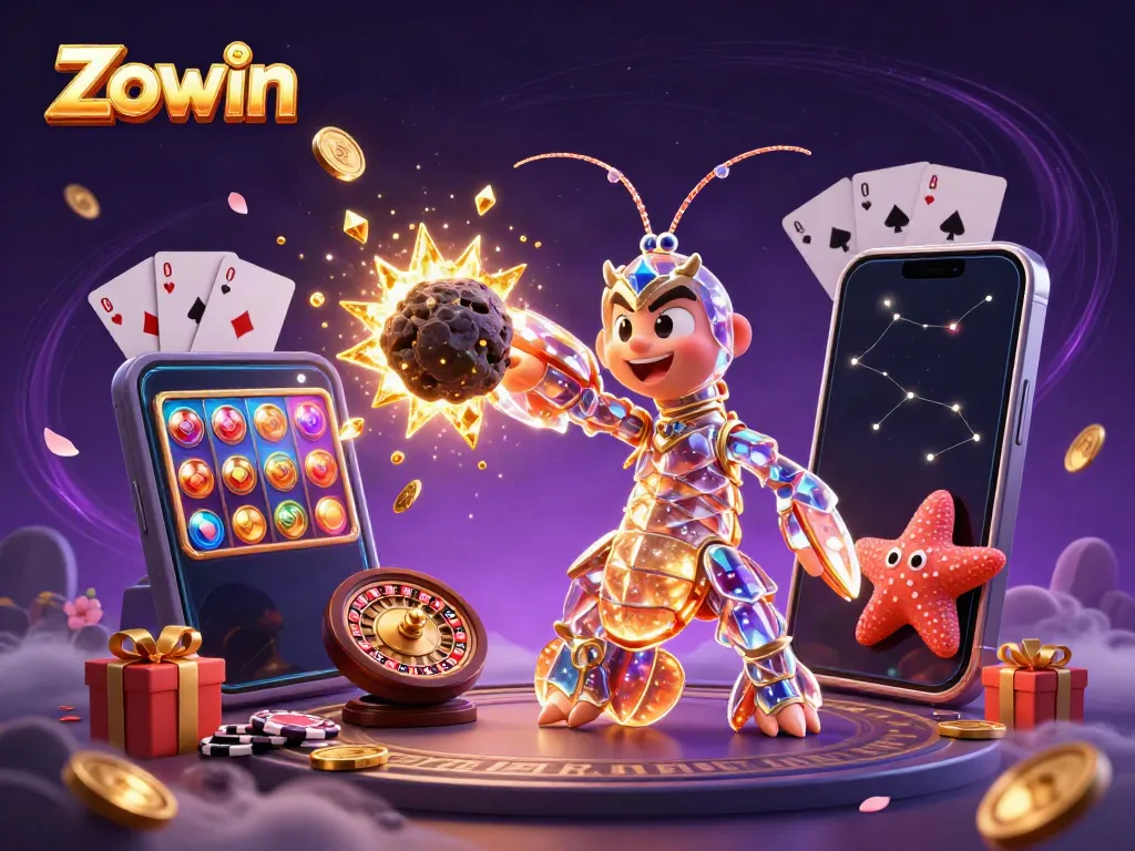 Experience Zowin's thrilling casino worlds through an epic battle of galactic samurai!