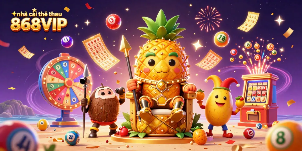 Experience the vibrant energy of nhà cái thể thao 868VIP with dynamic lottery actions and colorful casino elements.