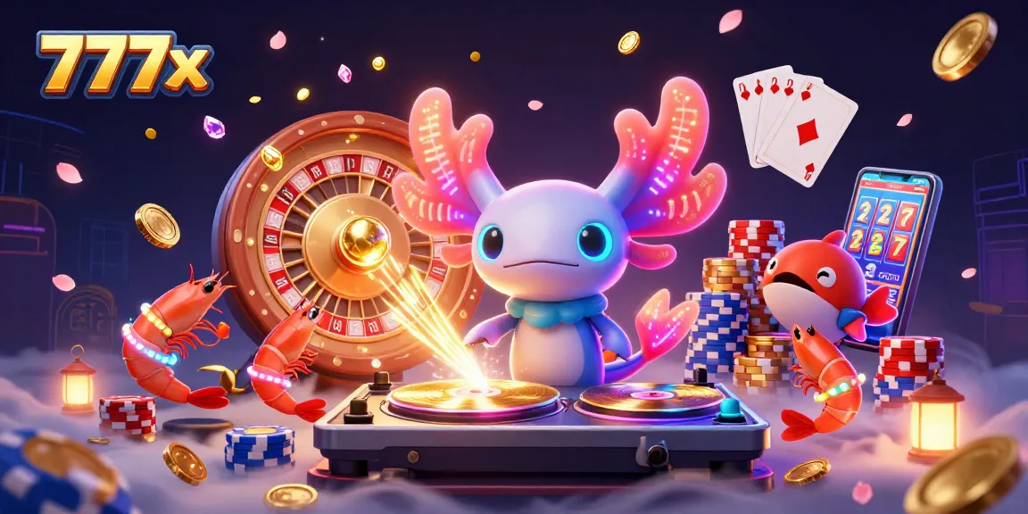 Experience thrilling gameplay with 777x featuring vibrant casino characters and dynamic gambling elements.