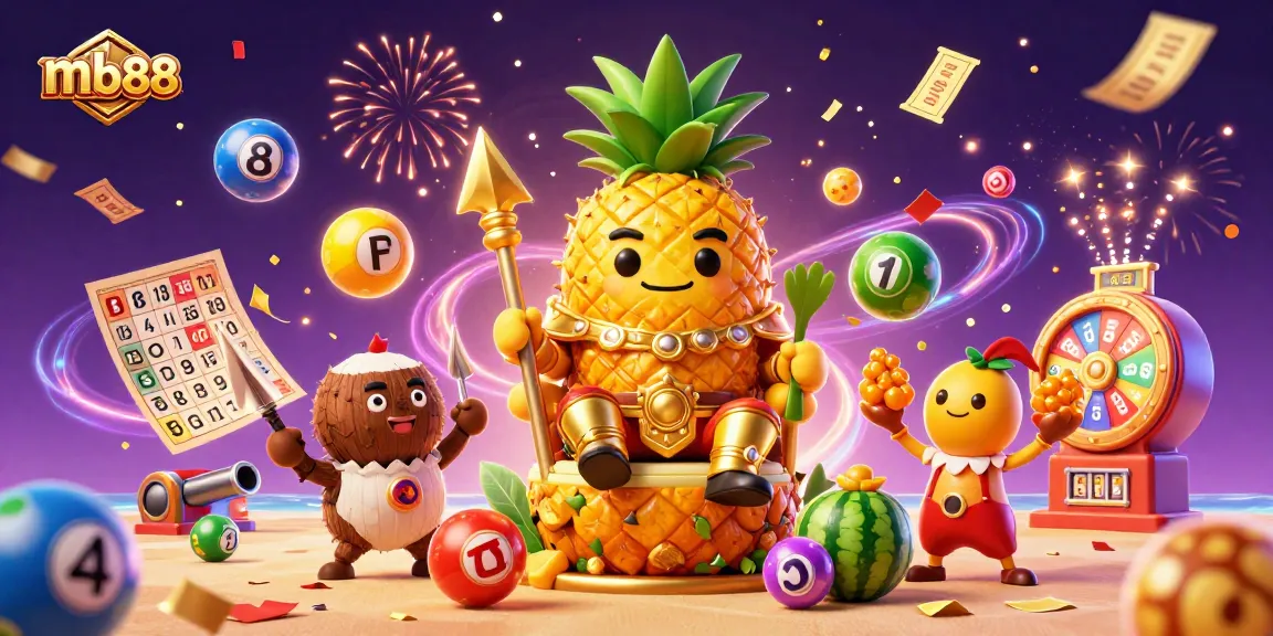 Experience the excitement of mb88 casino with dynamic characters and lively gaming elements in a vibrant setting.