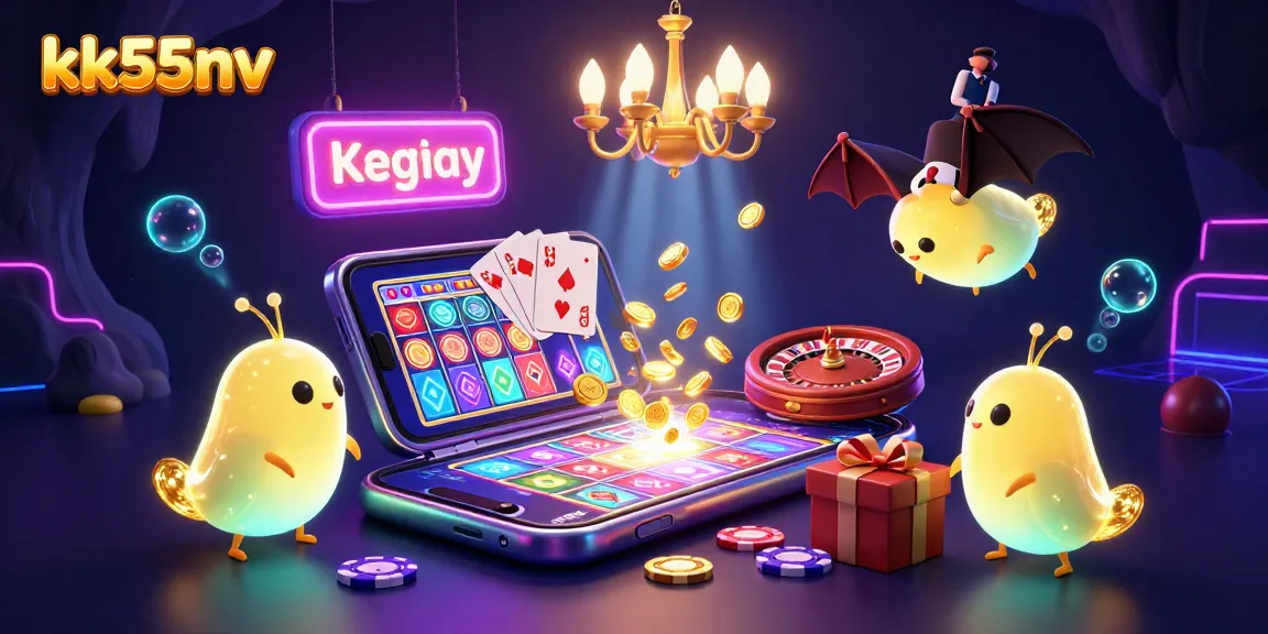 Experience exciting wins at kk55nv with vibrant glowworms lighting up a magical cave casino.